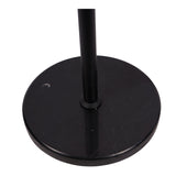 Storm Mesh Floor Lamp With Shade - Black