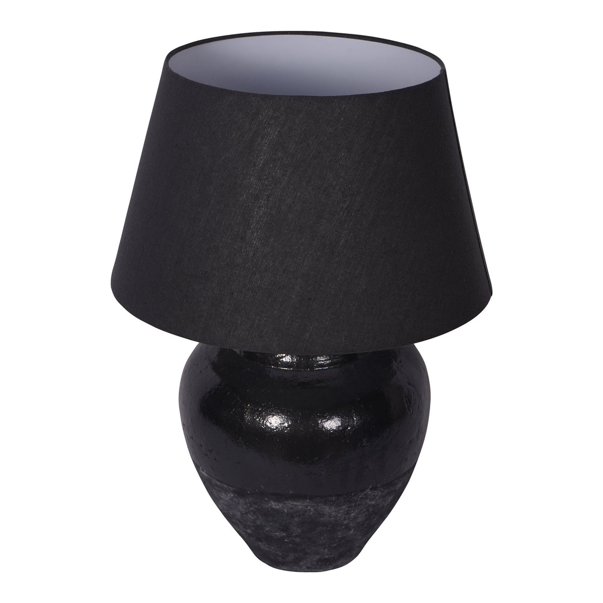 Skyline Large Table Lamp With Shade - Black