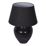 Skyline Large Table Lamp With Shade - Black