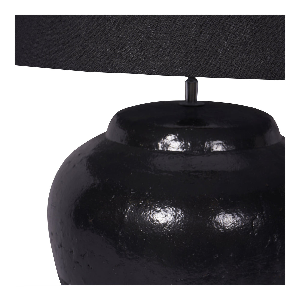 Skyline Large Table Lamp With Shade - Black