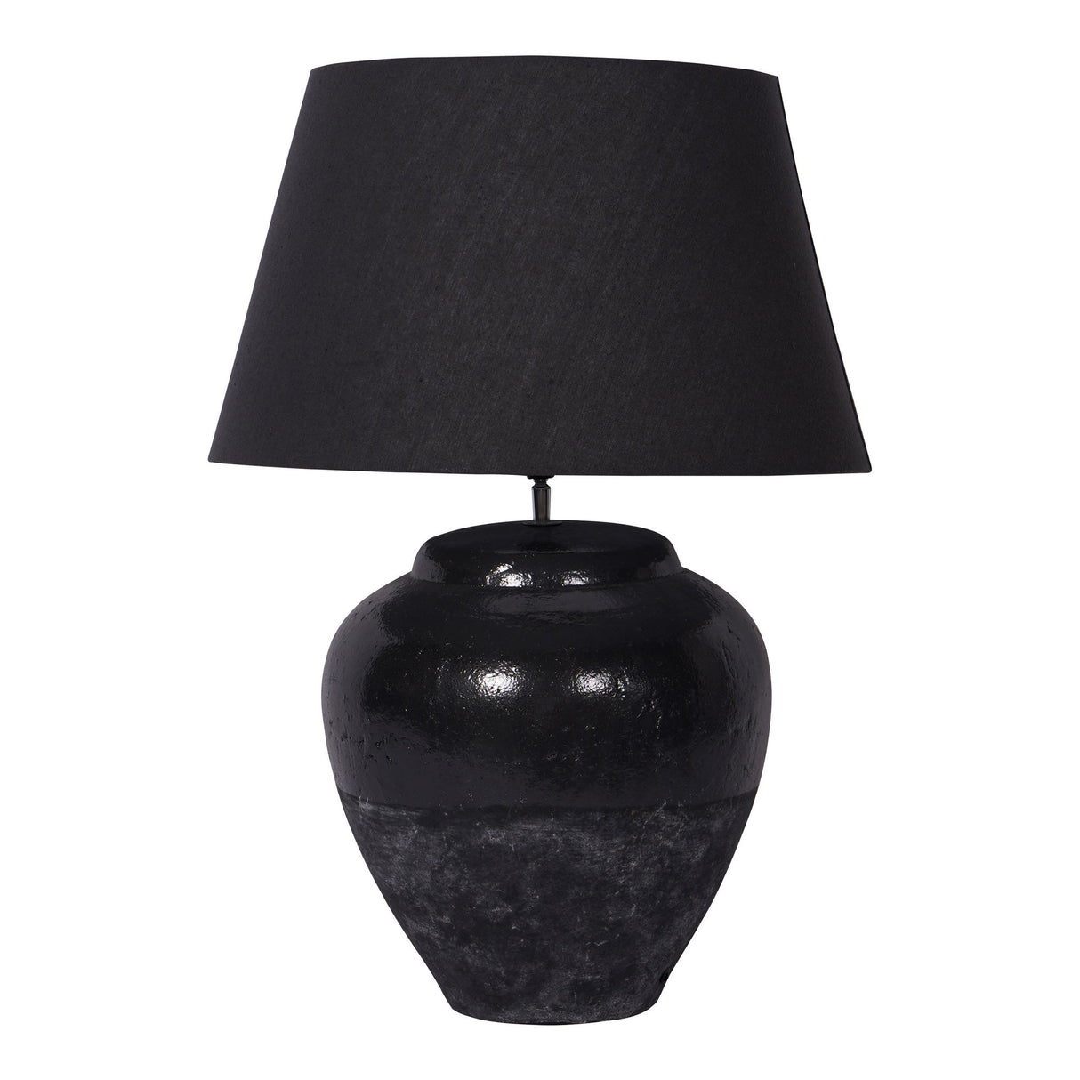 Skyline Large Table Lamp With Shade - Black