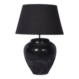 Skyline Large Table Lamp With Shade - Black
