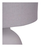 Rhodes Large Ceramic Table Lamp With Shade - White