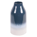 Laura Ashley Medium Laneham Stoneware Vase - Blue
