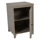 Laura Ashley Greystead Mirrored 1-Door Chest - Grey