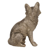 Laura Ashley Antique Gold Sitting Fox Figurine - 19.5cm