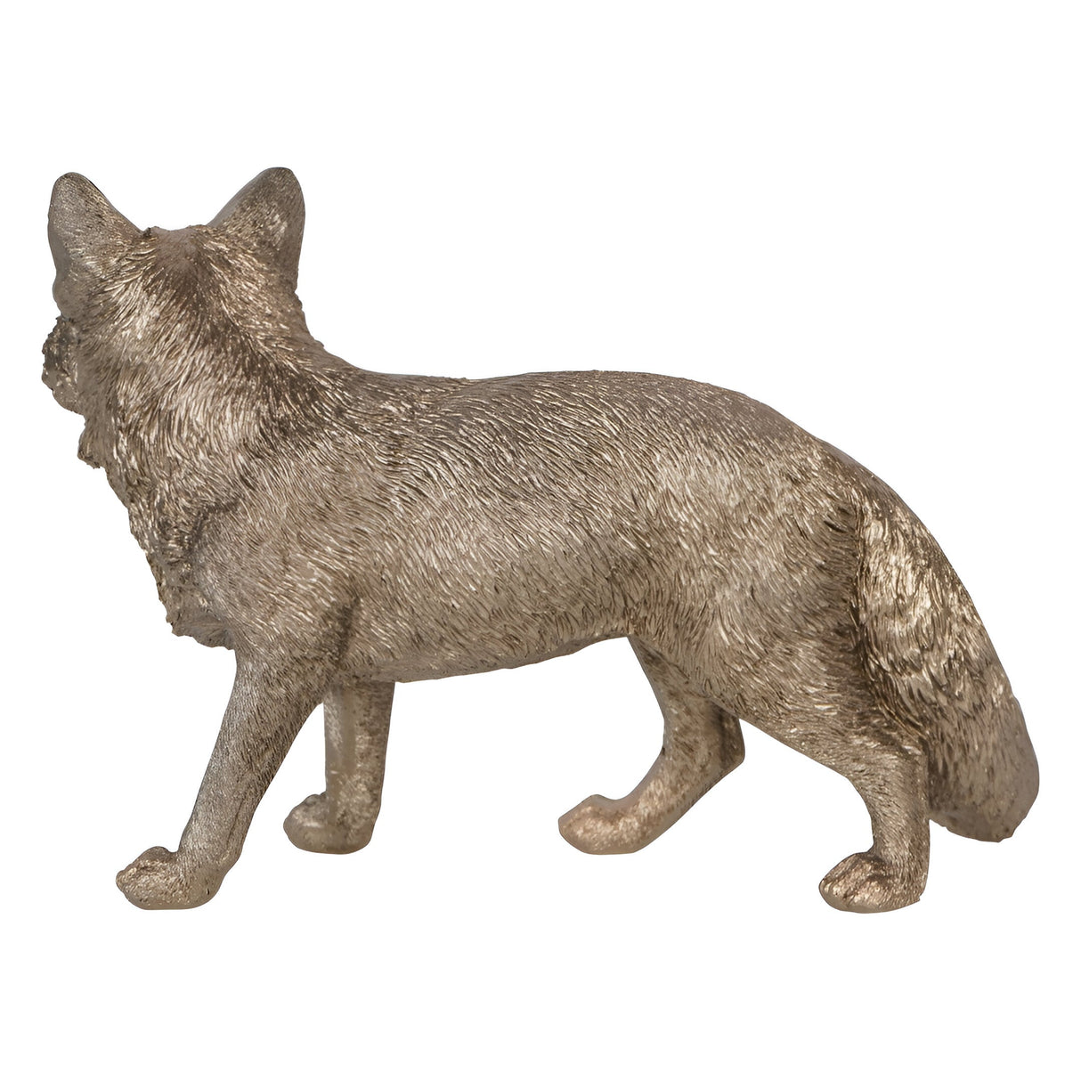 Laura Ashley Antique Gold Standing Fox Figurine - 24cm