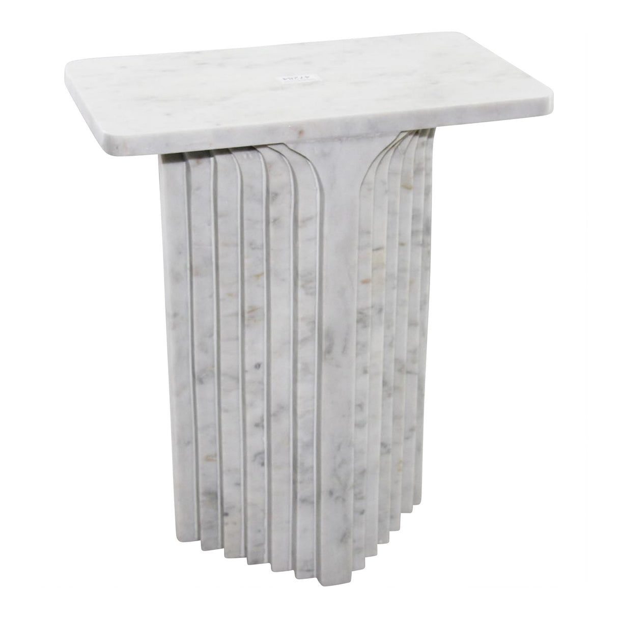 Ravello Marble Side Table - White