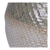 Extra Large Ceramic Woven Vase - Taupe