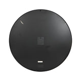 Palladium Wall Clock With Moving Cogs 100cm - Black Nickel