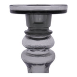 Vitrum Glass Candle Holder 35cm - Grey