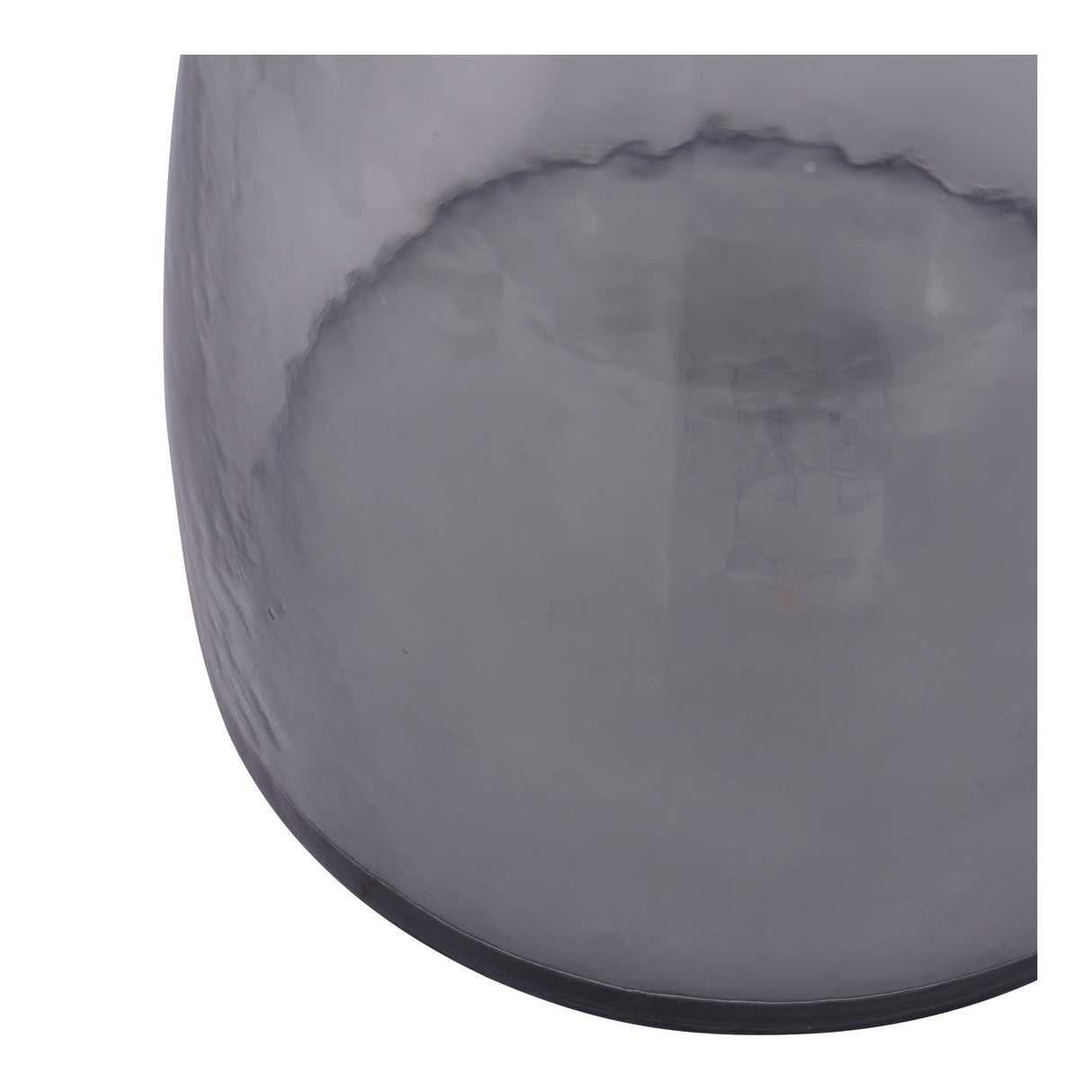 Vitrum Smoked Bottle Vase 37cm - Grey