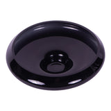 Noir Glass Bowl 26cm - Black