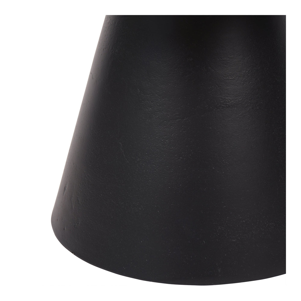 Clifton II Small Coffee Table - Charcoal Black & Dark Travertine