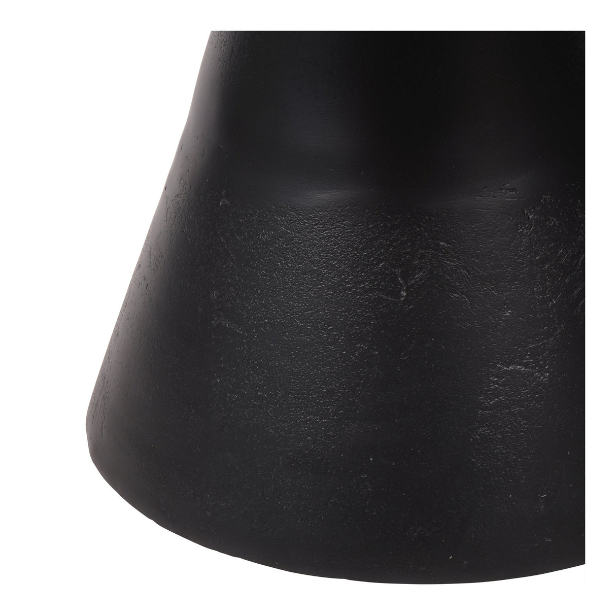 Clifton II Large Coffee Table - Charcoal Black & Dark Travertine