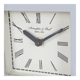 Plaza Nickel Mantel Clock - Silver