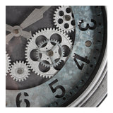 Palladium Mini Cogs Clock - Antique Silver