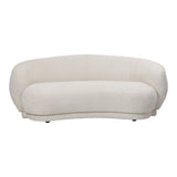 Waverley Curved 2 Seater Mini Sofa - Cream