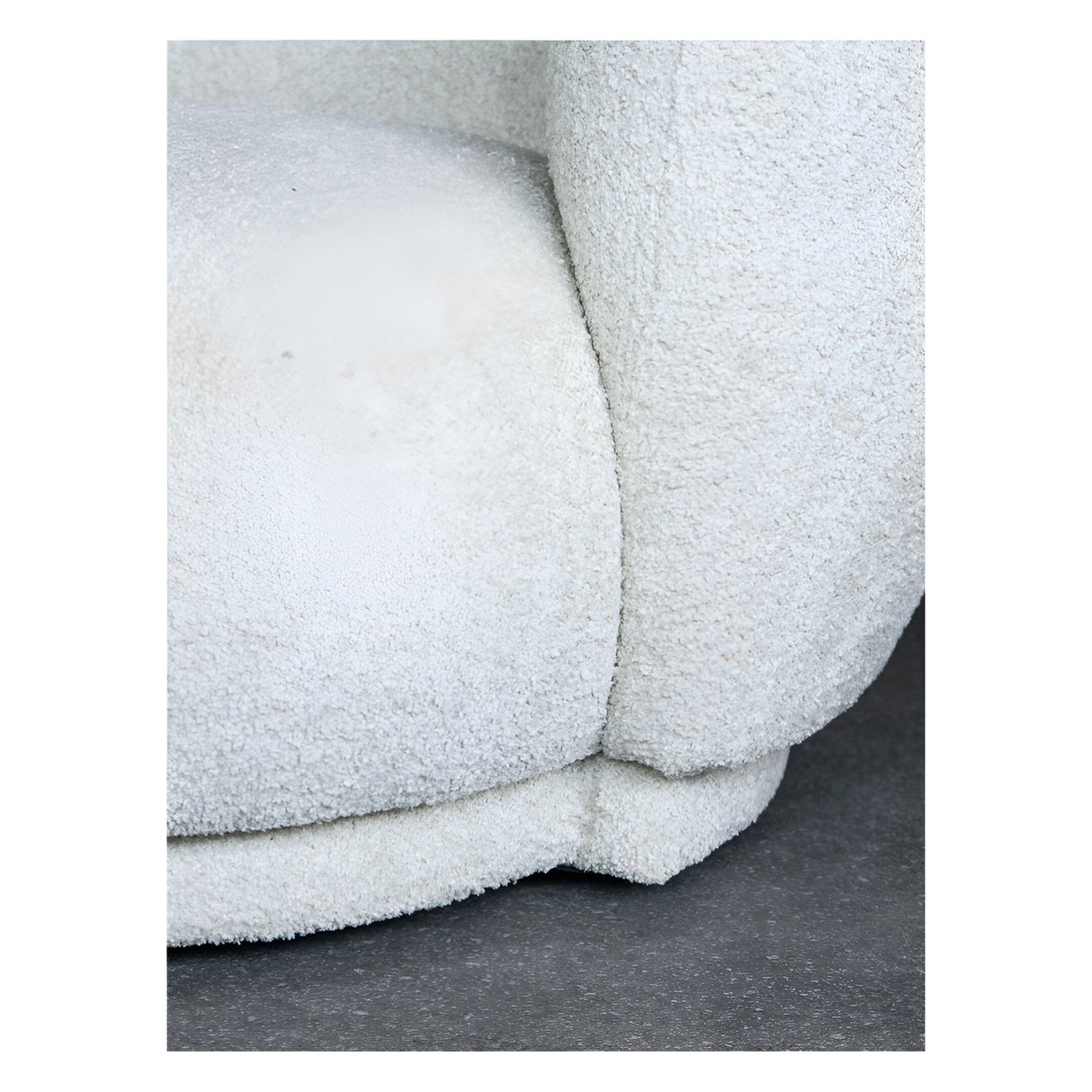 Waverley Curved 2 Seater Mini Sofa - Cream