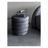 Casa Upholstered Stool - Grey
