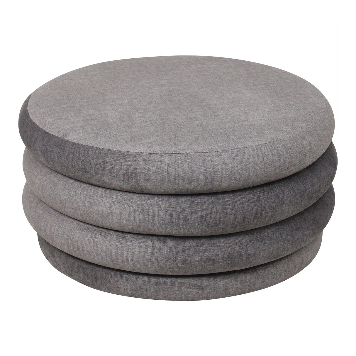 Casa Upholstered Storage Ottoman - Grey