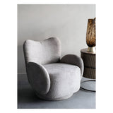 Bingham Upholstered Swivel Chair - Taupe