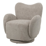 Bingham Upholstered Swivel Chair - Taupe