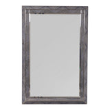 Mandala Pattern Smoked Wall Mirror - 60x90cm
