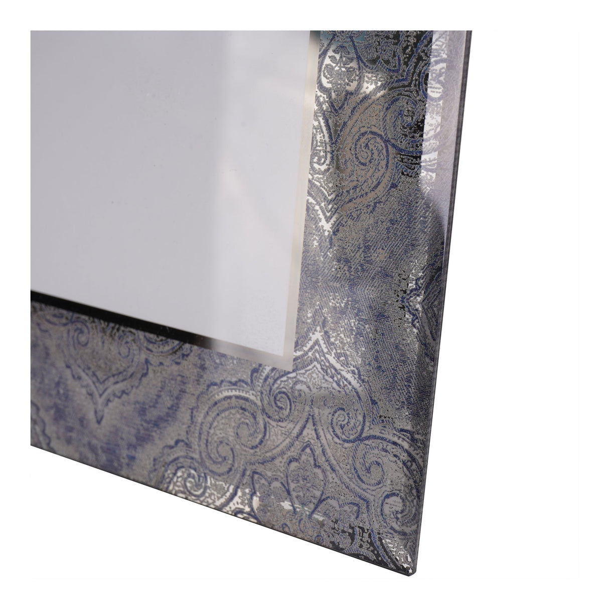 Mandala Pattern Smoked Mirror Photo Frame - 7x5