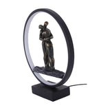 Hugging Couple LED Light Sculpture Lighting Accessory – Bronze