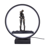 Hugging Couple LED Light Sculpture Lighting Accessory – Bronze