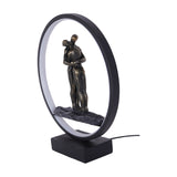 Hugging Couple LED Light Sculpture Lighting Accessory – Bronze