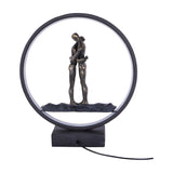 Hugging Couple LED Light Sculpture Lighting Accessory – Bronze