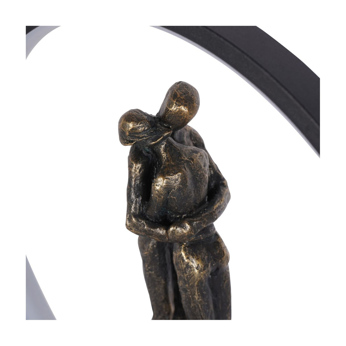 Hugging Couple LED Light Sculpture Lighting Accessory – Bronze