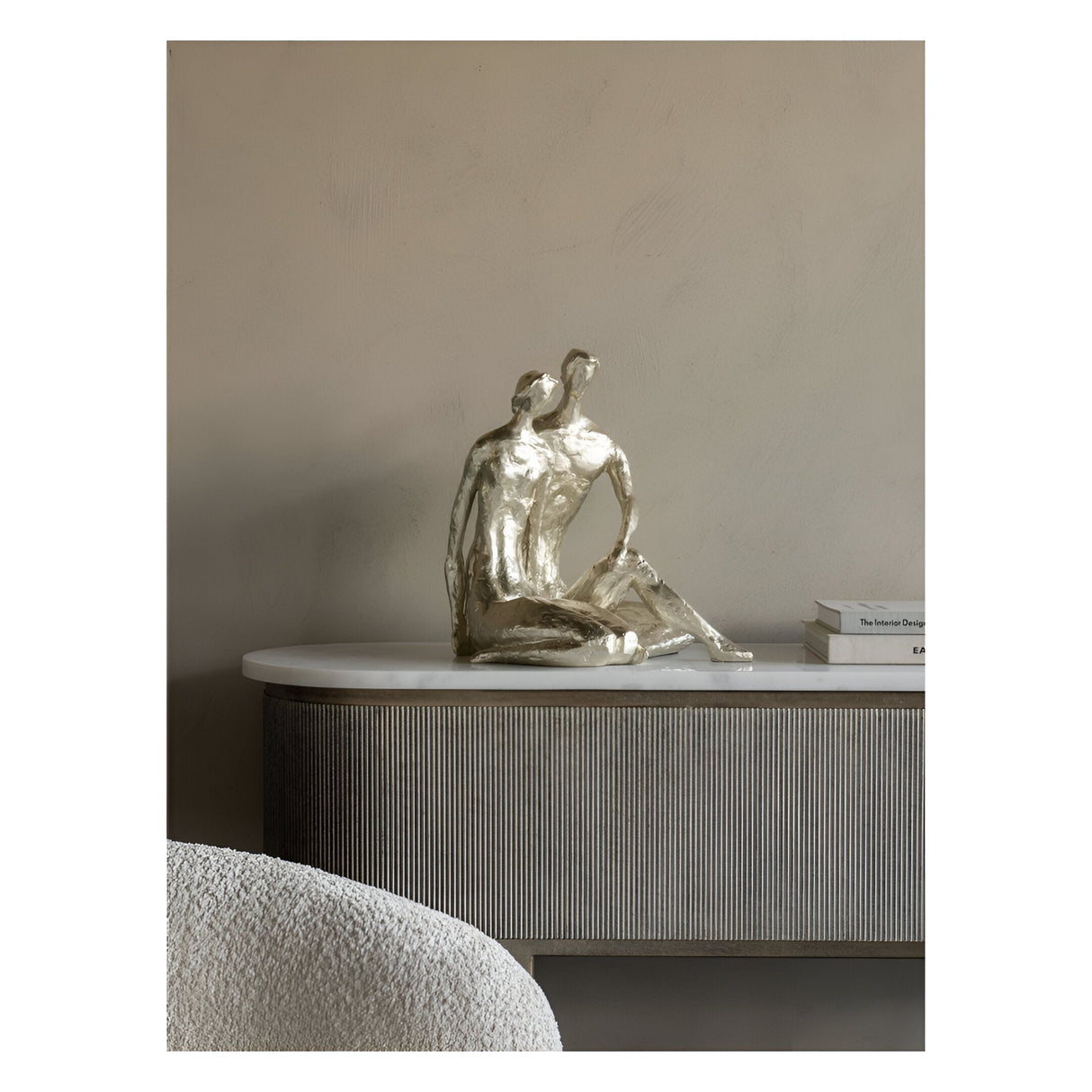 Large Loving Couple Figurine - 37cm