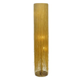 Draper Beaded Glass Floor Lamp - Gold