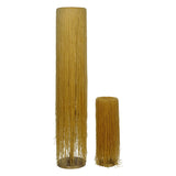 Draper Beaded Glass Floor Lamp - Gold