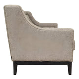 Theodore Buttoned 3 Seater Sofa - Dark Taupe