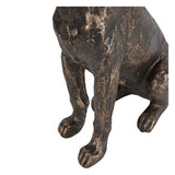 Laura Ashley Bronze Large Sitting Dog Figurine - 27cm