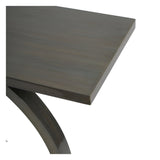 Lacquer Console Table - Olive & Bronze