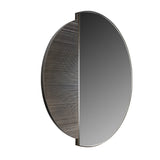 Belvedere Black Wall Mirror - 90cm