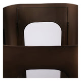Thorpe Metal & Glass Hurricane Medium 53cm - Gold