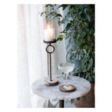 Rutland Small Table Hurricane 39cm - Antique Gold