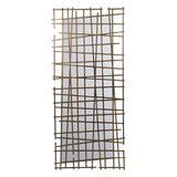 Lattice Wall Mirror Brass - 62x140cm