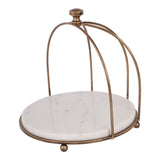 Belvedere One Tiered Buffet Stand - Aged Gold