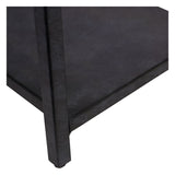 Brooks Tall Metal Shelving Unit - Mottled Black