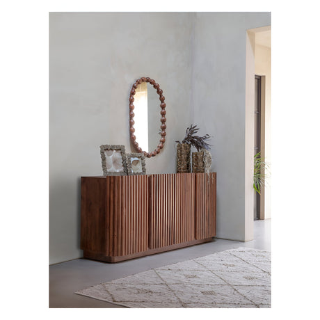 Monterey 4-Door Wooden Buffet Sideboard - Brown