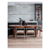 Monterey Rectangular Wooden Dining Table - Brown