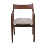 Monterey Wooden Upholstered Dining Chair - Beige