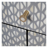 Burgess 2-Door Bedside Cabinet - Grey